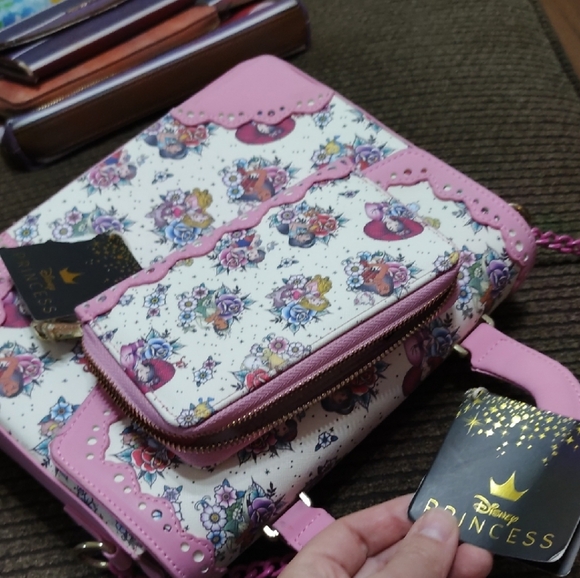 Loungefly Disney Princess Pink and White Bag Set - Picture 6 of 17